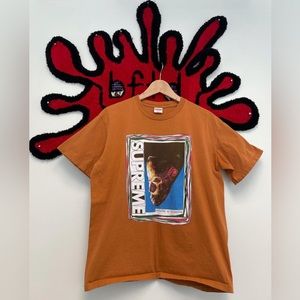 2022 Supreme Mask Tee Burnt Orange